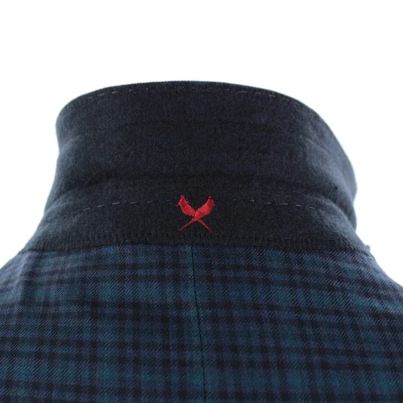 Cardinal of Canada NWT 100% Wool Sport Coat Size 38R US In Blues w/ Teal Plaid